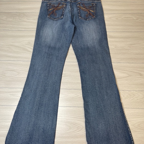 Mudd Jeans Vintage Y2K 2000’s Low Rise Bootcut Blue Denim Jeans Size Junior’s 13 - Picture 3 of 13